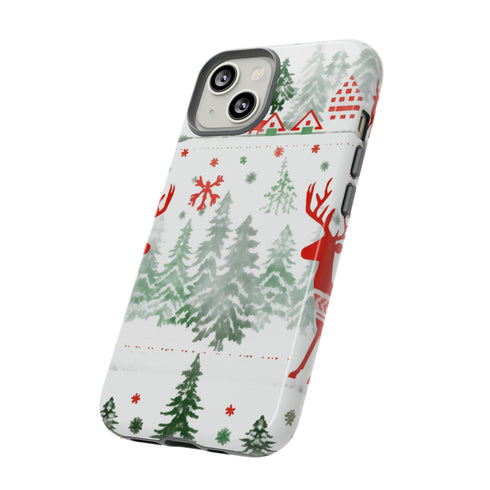 Nordic Christmas Print - Impact Resistant Phone Case